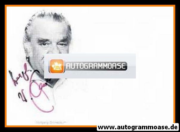 Autogramm Schauspieler | Wolfgang GRÖNEBAUM | 1980er (Portrait SW)