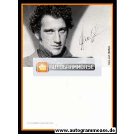 Autogramm Schauspieler | Heio VON STETTEN | 1990er (Portrait SW)