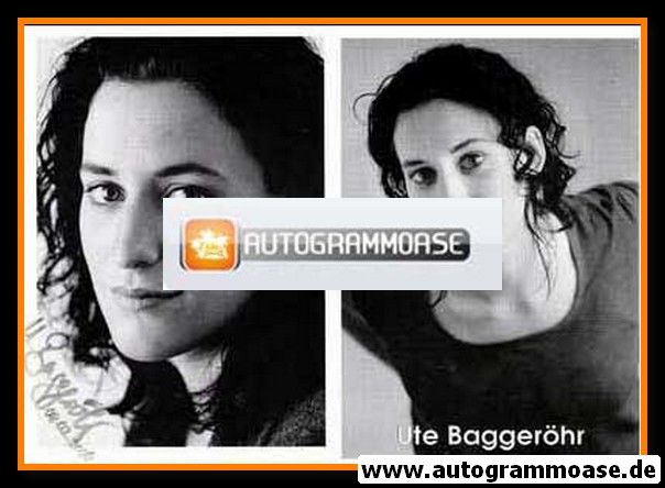 Autogramm Schauspieler | Ute BAGGERÖHR | 1990er (Portrait SW)