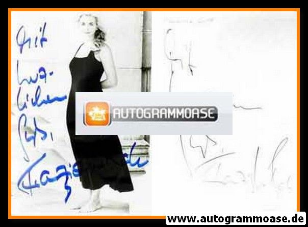 Autogramm Schauspieler | Franziska BALL | 1990er (Portrait SW)