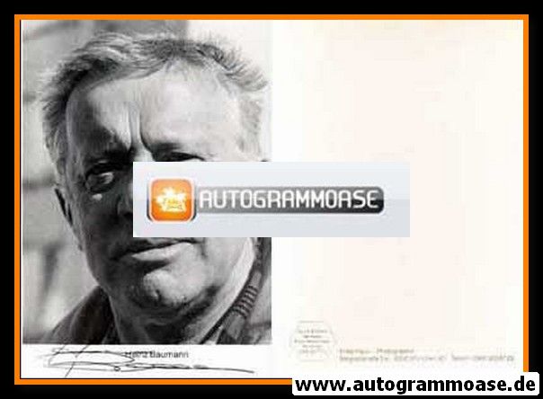 Autogramm Schauspieler | Heinz BAUMANN | 1980er (Portrait SW) Hauri