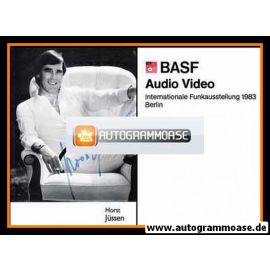 Autogramm Schauspieler | Horst JÜSSEN | 1983 (Portrait SW) BASF