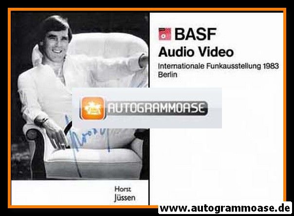 Autogramm Schauspieler | Horst JÜSSEN | 1983 (Portrait SW) BASF