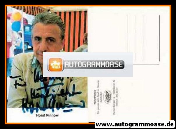 Autogramm Schauspieler | Horst PINNOW | 1990er (Portrait Color) Theaterclub