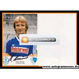 Autogramm Fussball | VfL Bochum | 1984 | Heinz KN&Uuml;WE