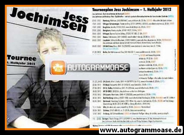 Autogramm Kabarett | Jess JOCHIMSEN | 2012 (Tournee)