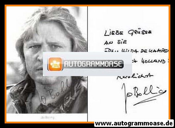 Autogramm Schauspieler | Jo BOLLING | 1980er (Portrait SW)