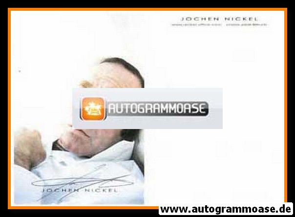 Autogramm Schauspieler | Jochen NICKEL | 2000er (Portrait Color Actors Office)