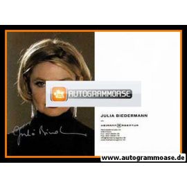 Autogramm Schauspieler | Julia BIEDERMANN | 2000er (Portrait Color Heimann)