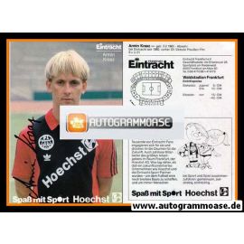 Autogramm Fussball | Eintracht Frankfurt | 1986 | Armin KRAAZ