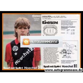 Autogramm Fussball | Eintracht Frankfurt | 1986 | Andreas MÖLLER 