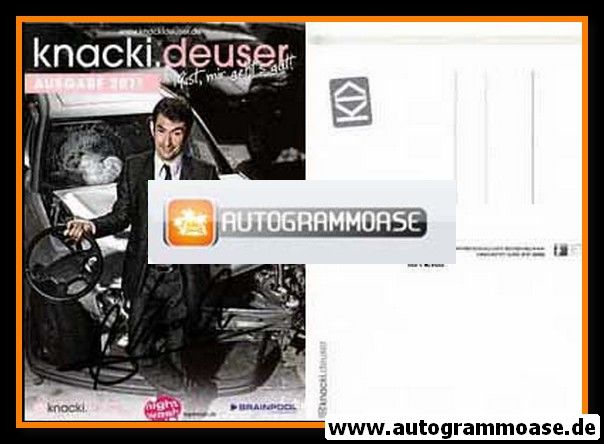 Autogramm Comedy | Knacki DEUSER | 2011 "Mist Mir Geht´s Gut"