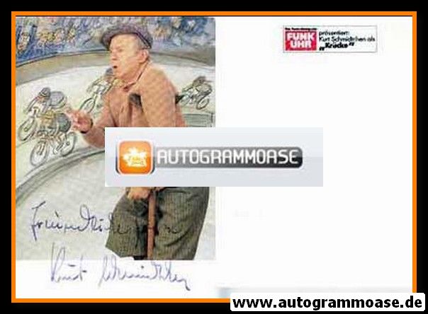Autogramm Schauspieler | Kurt SCHMIDTCHEN | 1980er (Portrait Color Funk Uhr)