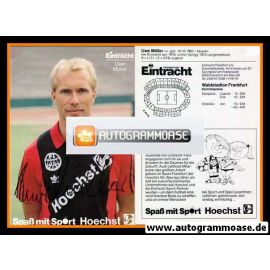 Autogramm Fussball | Eintracht Frankfurt | 1986 | Uwe MÜLLER
