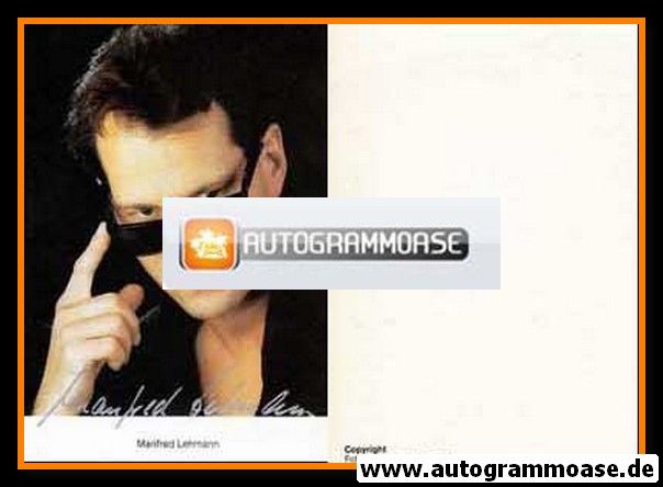 Autogramm Schauspieler | Manfred LEHMANN | 1980er (Portrait Color Urbschat)