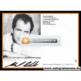 Autogramm Schauspieler | Marek ERHARDT | 2000er (Portrait SW Chaperon)