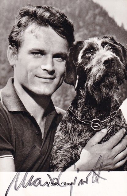 Autogramm Film (Italien) | Mario GIROTTI (Terence Hill) | 1960er (Portrait SW) Graphima