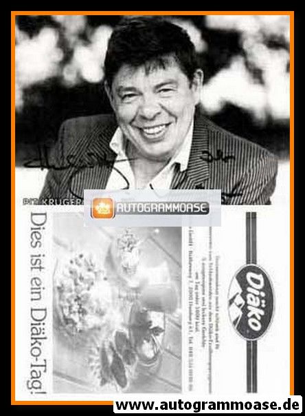 Autogramm Schauspieler | Pit KRÜGER | 1980er (Portrait SW Diäko)