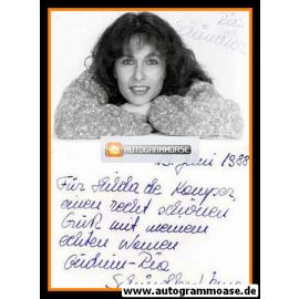 Autogramm Schauspieler | Ria SCHINDLER | 1980er (Portrait SW)