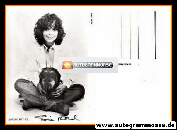 Autogramm Schauspieler | Simone RETHEL | 1980er (Portrait SW) 1