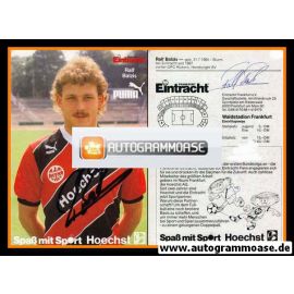 Autogramm Fussball | Eintracht Frankfurt | 1987 | Ralf BALZIS