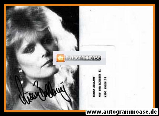 Autogramm Schauspieler | Susan BELLAMY | 1980er (Portrait SW)