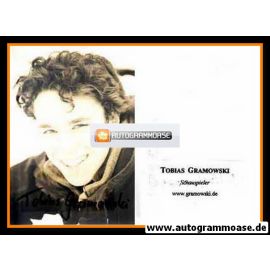 Autogramm Schauspieler | Tobias GRAMOWSKI | 1990er Foto (Portrait SW) 1