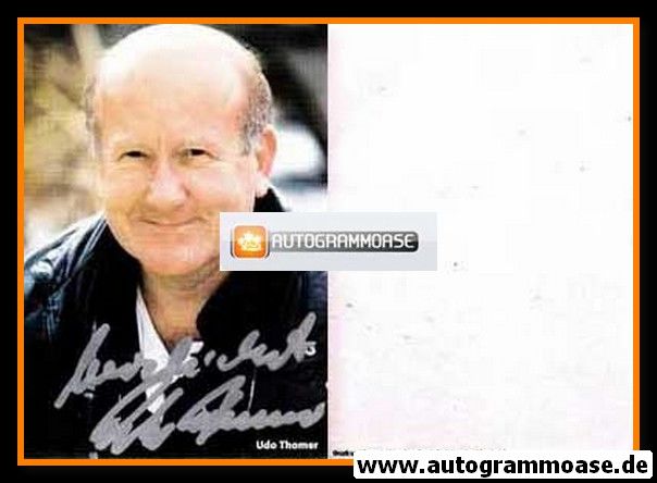 Autogramm Schauspieler | Udo THOMER | 1990er (Portrait Color Beer)