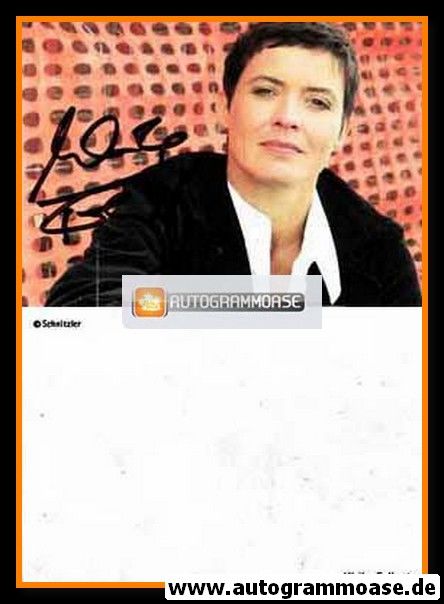 Autogramm Schauspieler | Ulrike FOLKERTS | 1990er (Portrait Color Schnitzler)