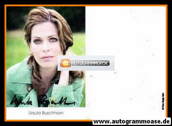 Autogramm Schauspieler | Ursula BUSCHHORN | 1990er (Portrait Color Klier)