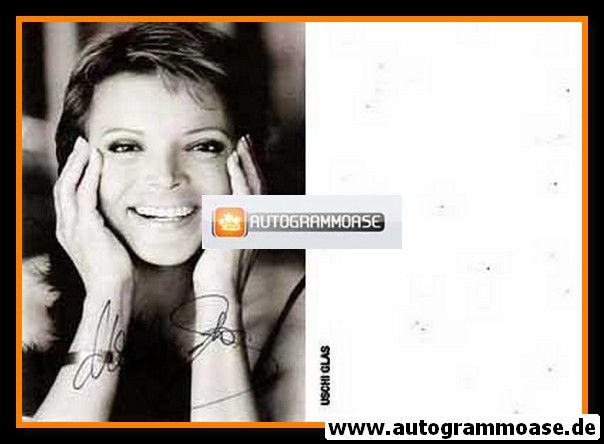 Autogramm Schauspieler | Uschi GLAS | 1980er (Portrait SW Kappus)
