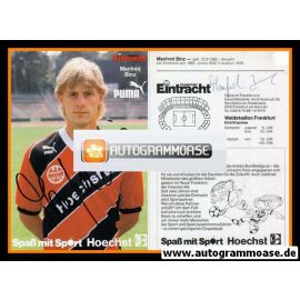 Autogramm Fussball | Eintracht Frankfurt | 1987 | Manfred BINZ