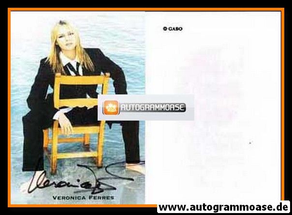 Autogramm Schauspieler | Veronica FERRES | 1990er (Portrait Color Gabo) 2
