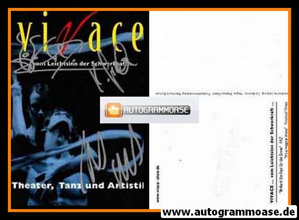 Autogramme Theater | VIVACE | 2003 "Leichtsinn Der Schwerkraft"
