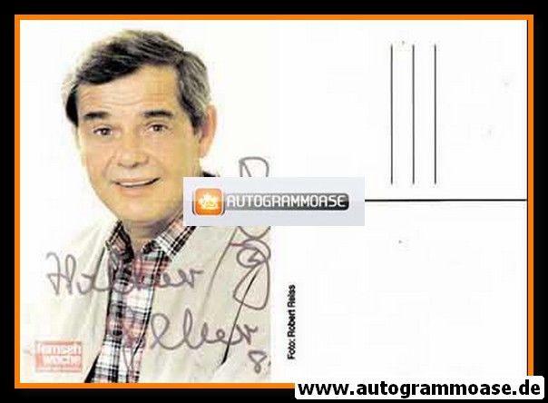 Autogramm Schauspieler | Walter GILLER | 1980er (Portrait Color) Fernsehwoche