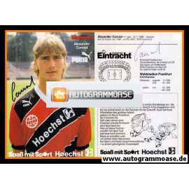 Autogramm Fussball | Eintracht Frankfurt | 1987 | Alexander CONRAD