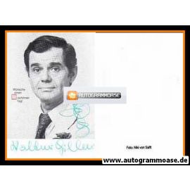 Autogramm Schauspieler | Walter GILLER | 1980er (Portrait SW BILD)