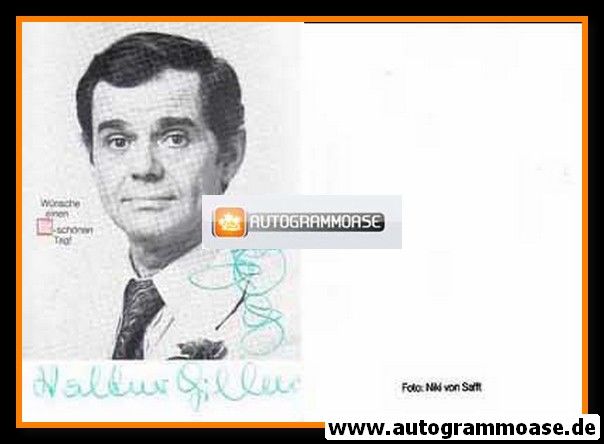 Autogramm Schauspieler | Walter GILLER | 1980er (Portrait SW BILD)