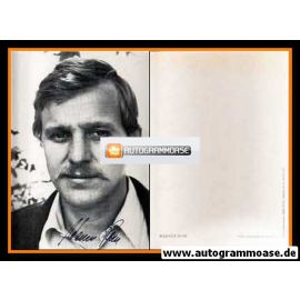 Autogramm Schauspieler | Werner ROM | 1980er (Portrait SW Bergmann)