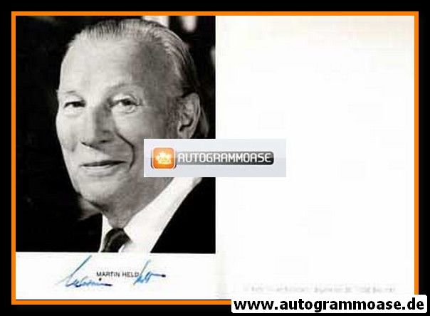 Autogramm Schauspieler | Martin HELD | 1980er (Portrait SW Scholten)