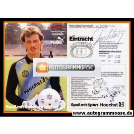 Autogramm Fussball | Eintracht Frankfurt | 1987 | Hans-Jürgen GUNDELACH