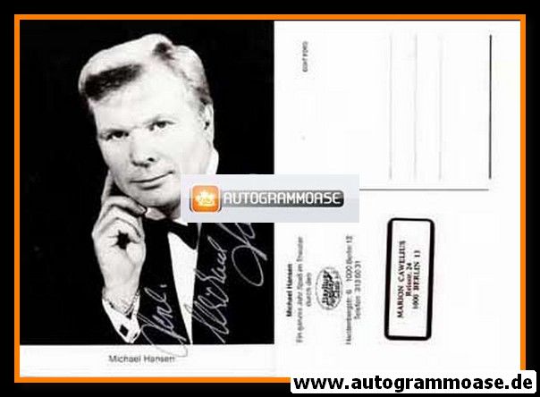Autogramm Kabarett | Michael HANSEN | 1980er (Berliner Theaterclub)