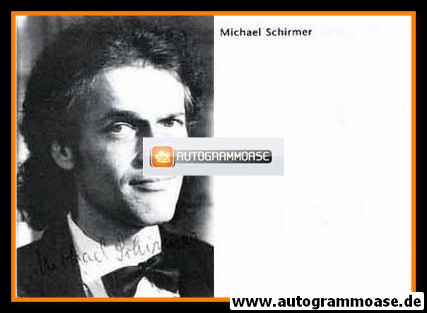 Autogramm Schauspieler | Michael SCHIRMER | 1980er (Portrait SW)