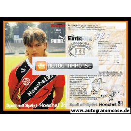 Autogramm Fussball | Eintracht Frankfurt | 1987 | Ralf HAUB