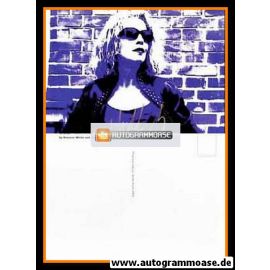 Autogramm Schauspieler | Michaela MAY | 2002 (Portrait SW) "Cult Mythos Maske"