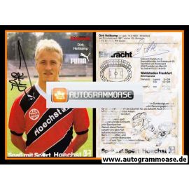 Autogramm Fussball | Eintracht Frankfurt | 1987 | Dirk HEITKAMP