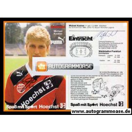 Autogramm Fussball | Eintracht Frankfurt | 1987 | Michael KOSTNER