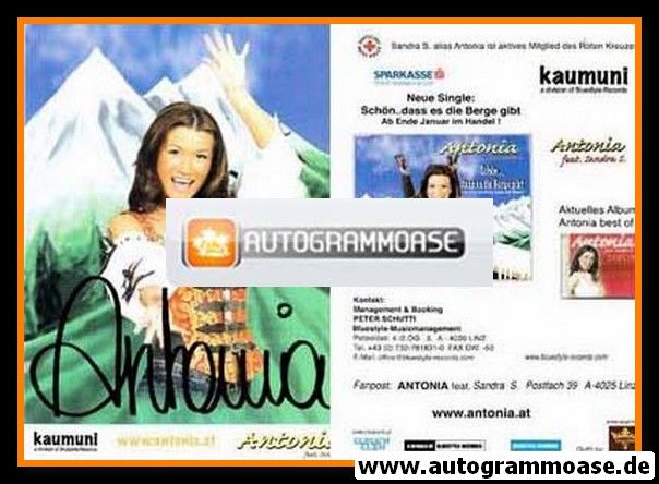 Autogramm Schlager | ANTONIA AUS TIROL | 2004 "Schön Dass Es Die Berge Gibt" (Portrait Color)