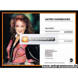 Autogramm Volksmusik | Astrid HARZBECKER | 1994 "Wenn Die Sehnsucht Brennt" (Heitmann)