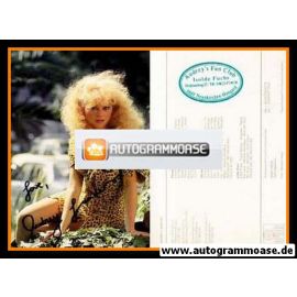 Autogramm Film (USA) | Audrey LANDERS | 1985 (Portrait Color) Ariola
